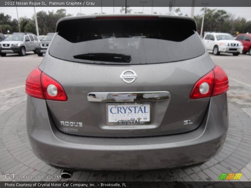Platinum Graphite / Gray 2012 Nissan Rogue SL