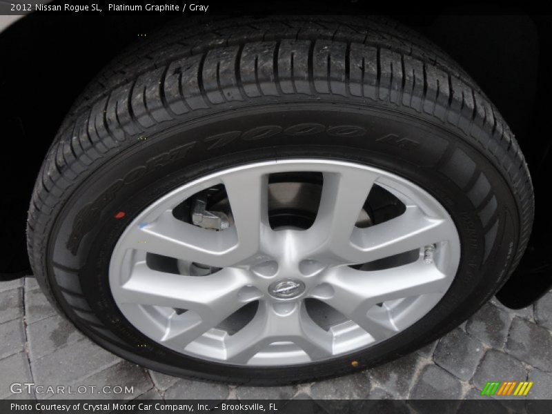 Platinum Graphite / Gray 2012 Nissan Rogue SL