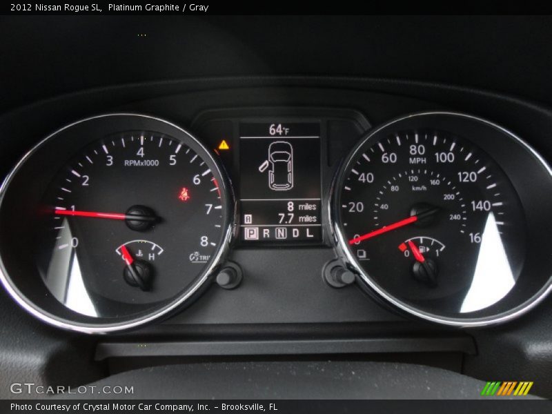 Platinum Graphite / Gray 2012 Nissan Rogue SL