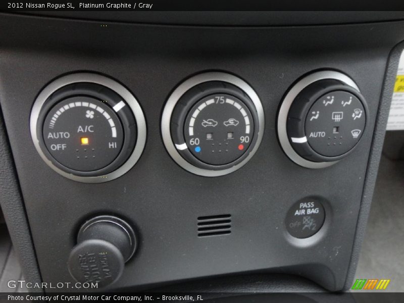 Platinum Graphite / Gray 2012 Nissan Rogue SL