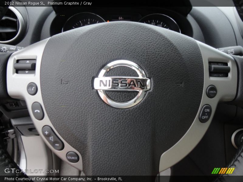 Platinum Graphite / Gray 2012 Nissan Rogue SL