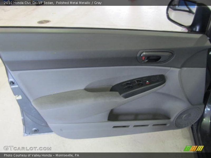 Polished Metal Metallic / Gray 2010 Honda Civic DX-VP Sedan