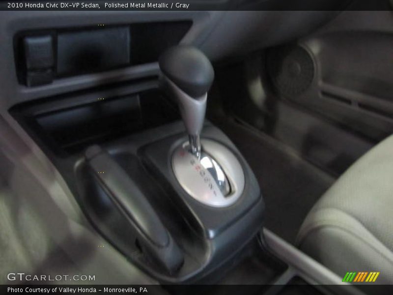 Polished Metal Metallic / Gray 2010 Honda Civic DX-VP Sedan