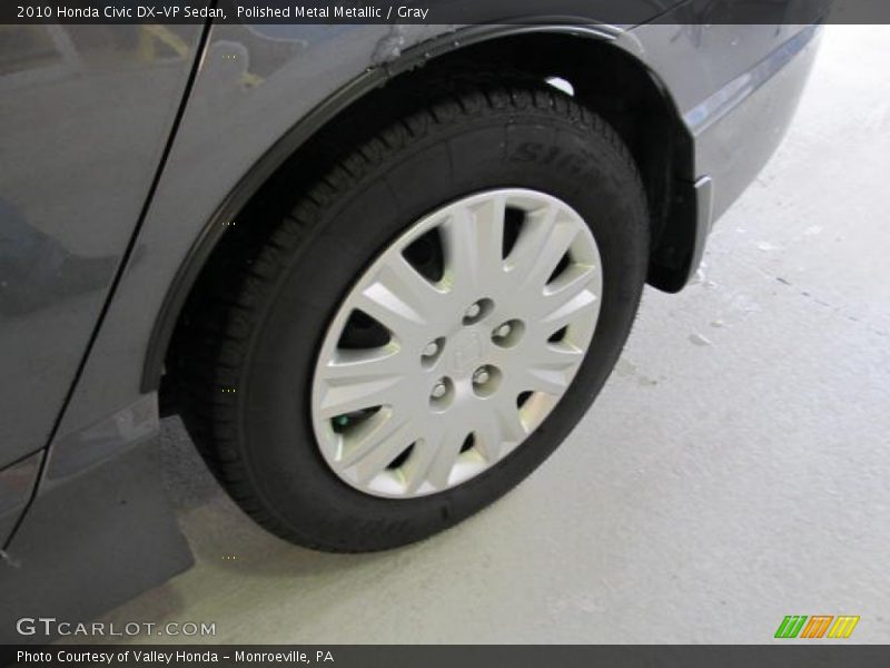 Polished Metal Metallic / Gray 2010 Honda Civic DX-VP Sedan