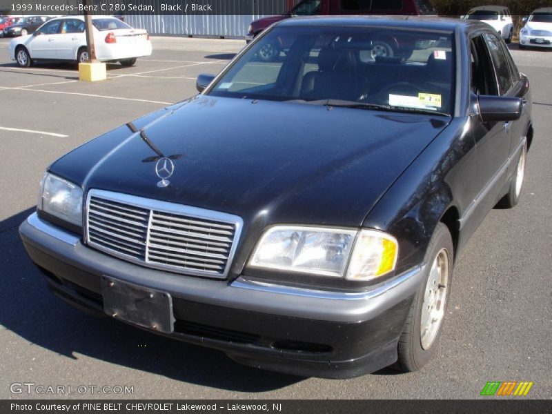 Black / Black 1999 Mercedes-Benz C 280 Sedan