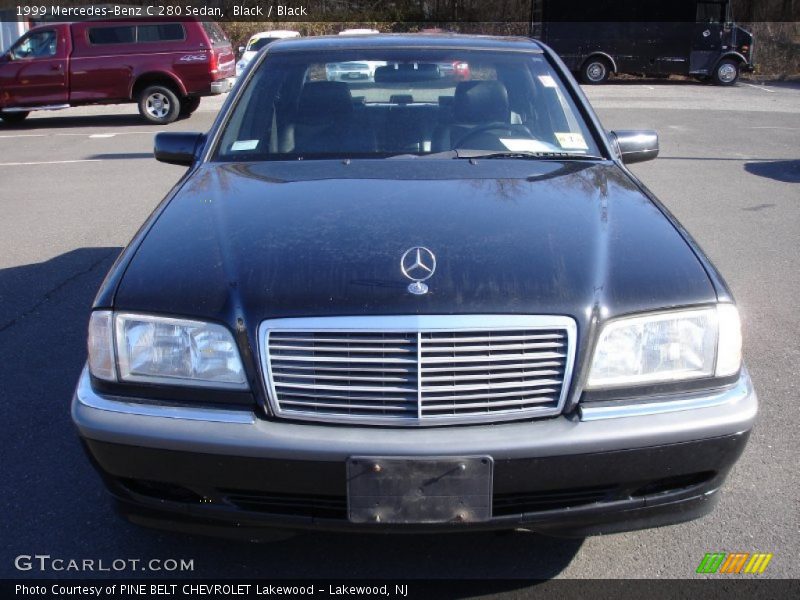 Black / Black 1999 Mercedes-Benz C 280 Sedan