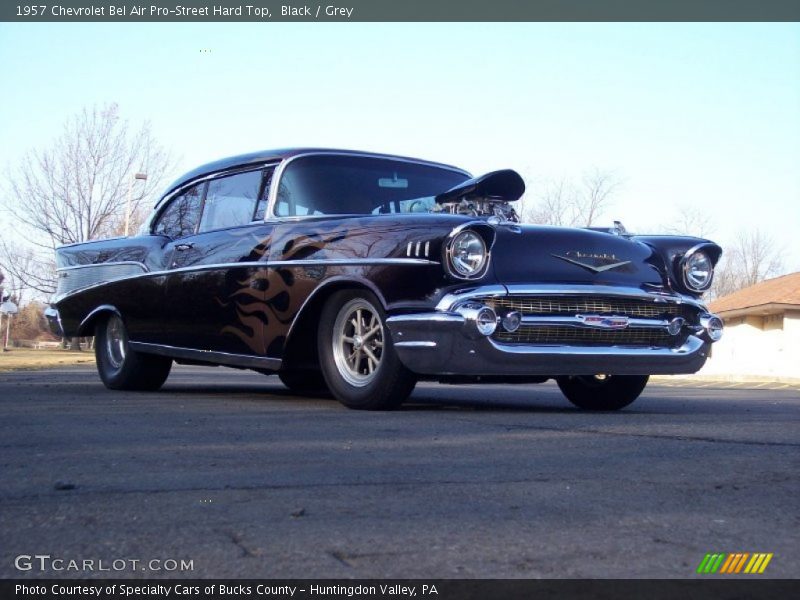 Black / Grey 1957 Chevrolet Bel Air Pro-Street Hard Top