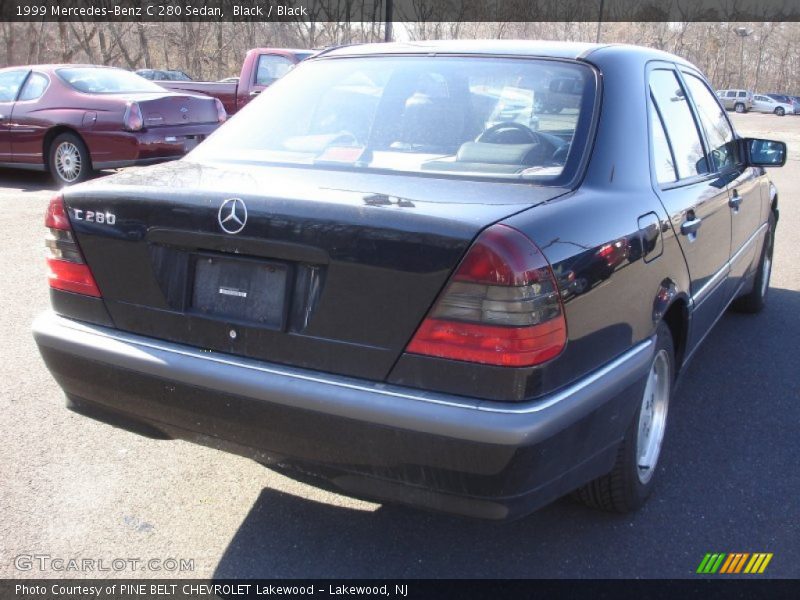Black / Black 1999 Mercedes-Benz C 280 Sedan