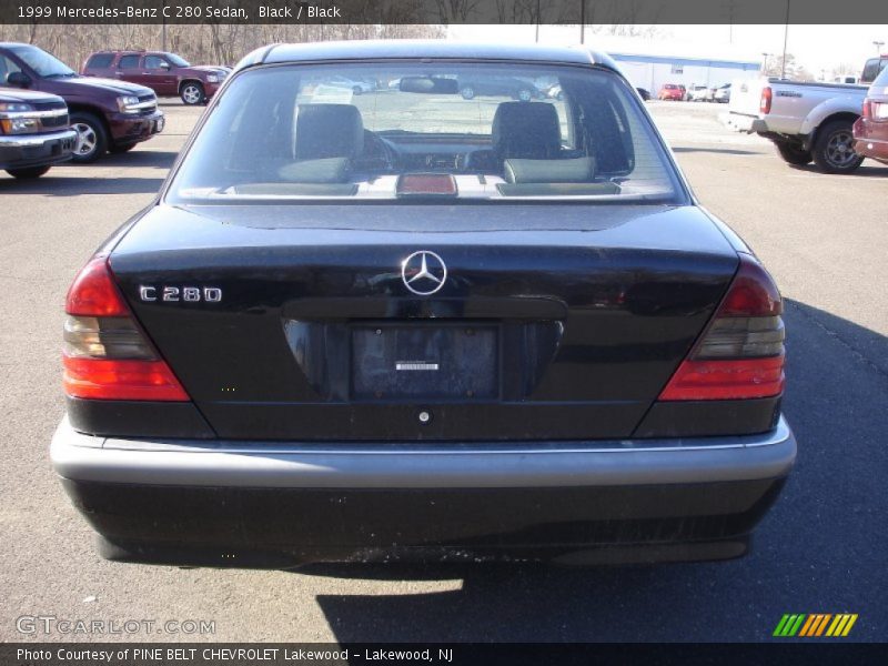 Black / Black 1999 Mercedes-Benz C 280 Sedan