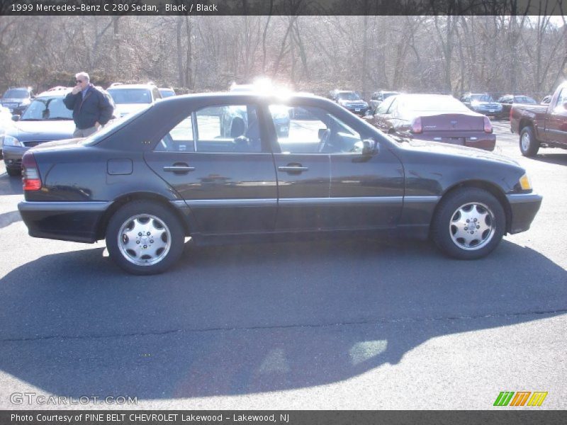 Black / Black 1999 Mercedes-Benz C 280 Sedan