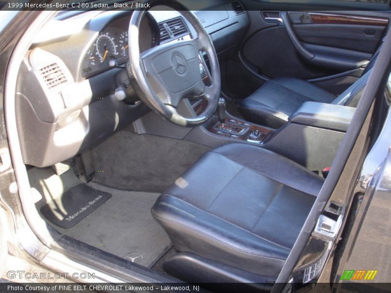 Black / Black 1999 Mercedes-Benz C 280 Sedan