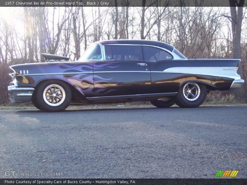 Black / Grey 1957 Chevrolet Bel Air Pro-Street Hard Top