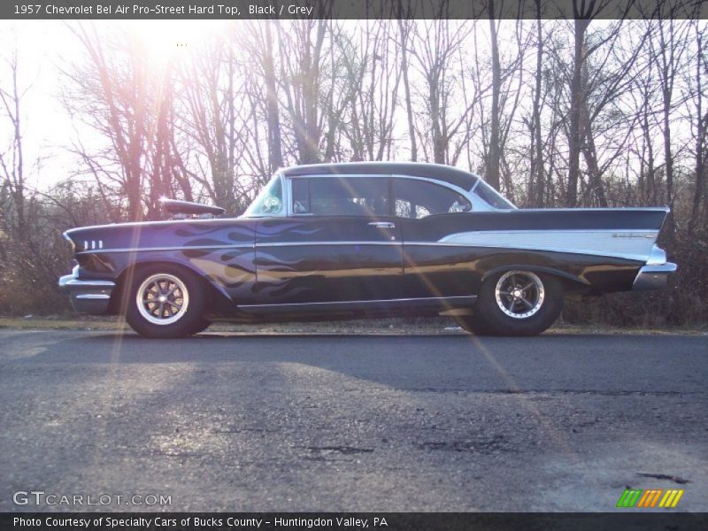 Black / Grey 1957 Chevrolet Bel Air Pro-Street Hard Top