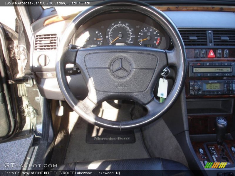 Black / Black 1999 Mercedes-Benz C 280 Sedan