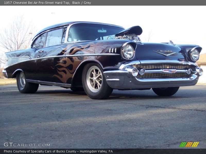 Black / Grey 1957 Chevrolet Bel Air Pro-Street Hard Top