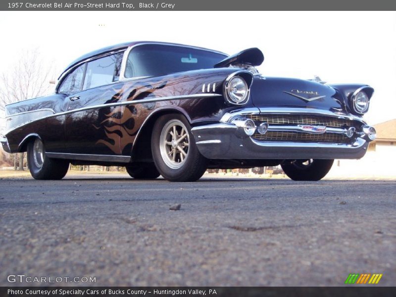 Black / Grey 1957 Chevrolet Bel Air Pro-Street Hard Top