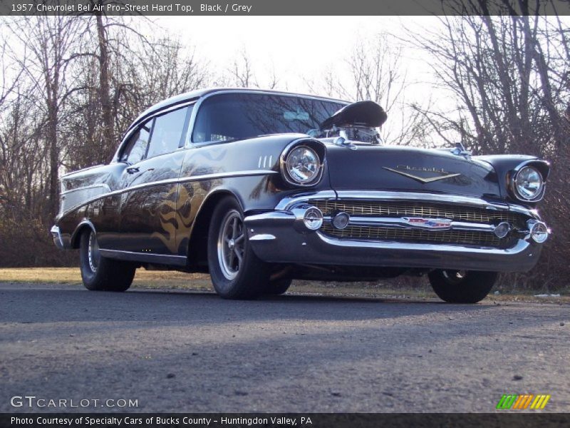 Black / Grey 1957 Chevrolet Bel Air Pro-Street Hard Top