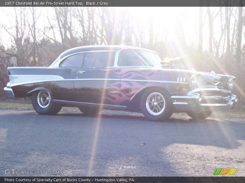 Black / Grey 1957 Chevrolet Bel Air Pro-Street Hard Top