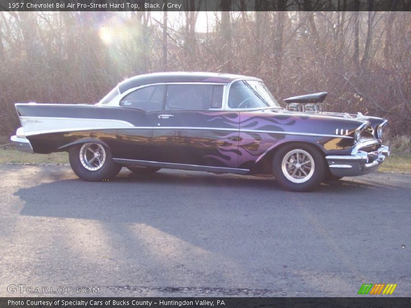 Black / Grey 1957 Chevrolet Bel Air Pro-Street Hard Top