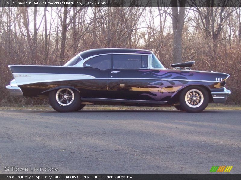 Black / Grey 1957 Chevrolet Bel Air Pro-Street Hard Top