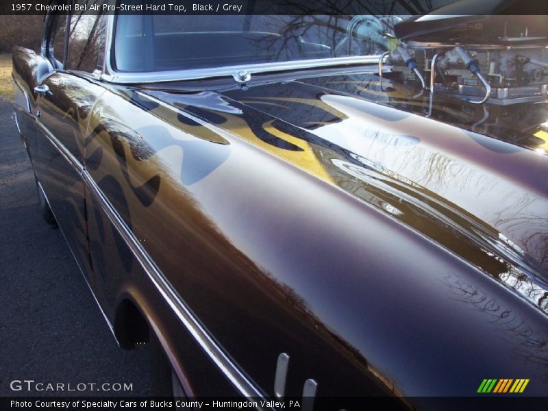 Black / Grey 1957 Chevrolet Bel Air Pro-Street Hard Top
