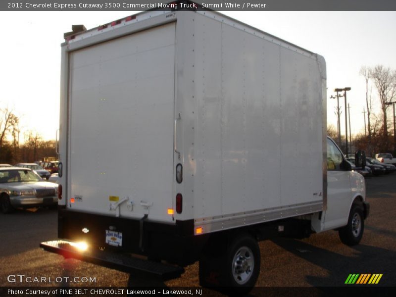 Summit White / Pewter 2012 Chevrolet Express Cutaway 3500 Commercial Moving Truck