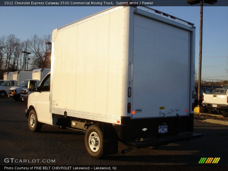 Summit White / Pewter 2012 Chevrolet Express Cutaway 3500 Commercial Moving Truck