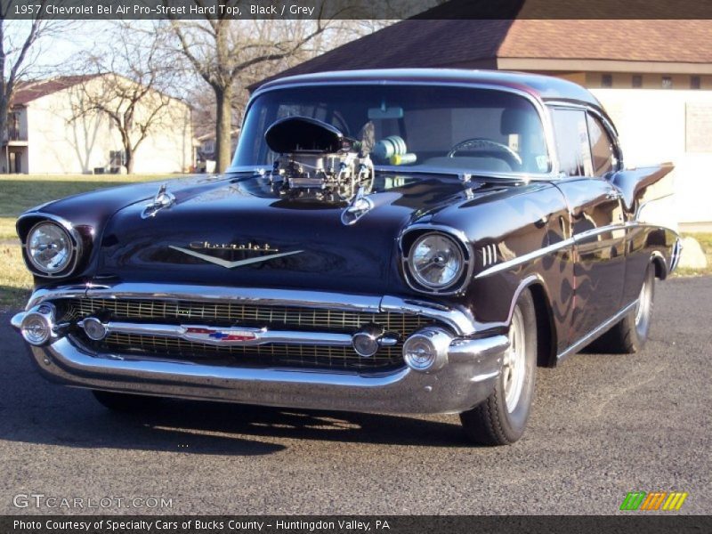 Black / Grey 1957 Chevrolet Bel Air Pro-Street Hard Top