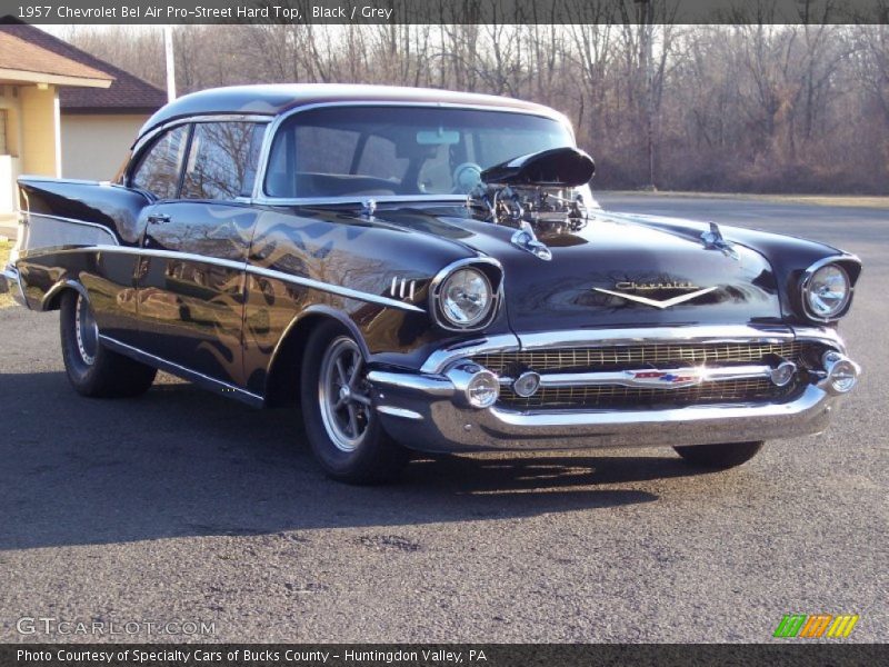 Black / Grey 1957 Chevrolet Bel Air Pro-Street Hard Top