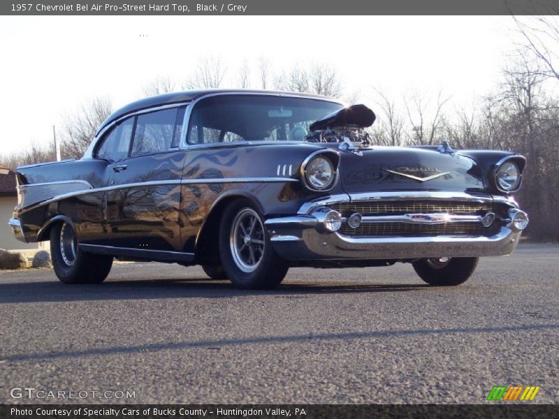 Black / Grey 1957 Chevrolet Bel Air Pro-Street Hard Top