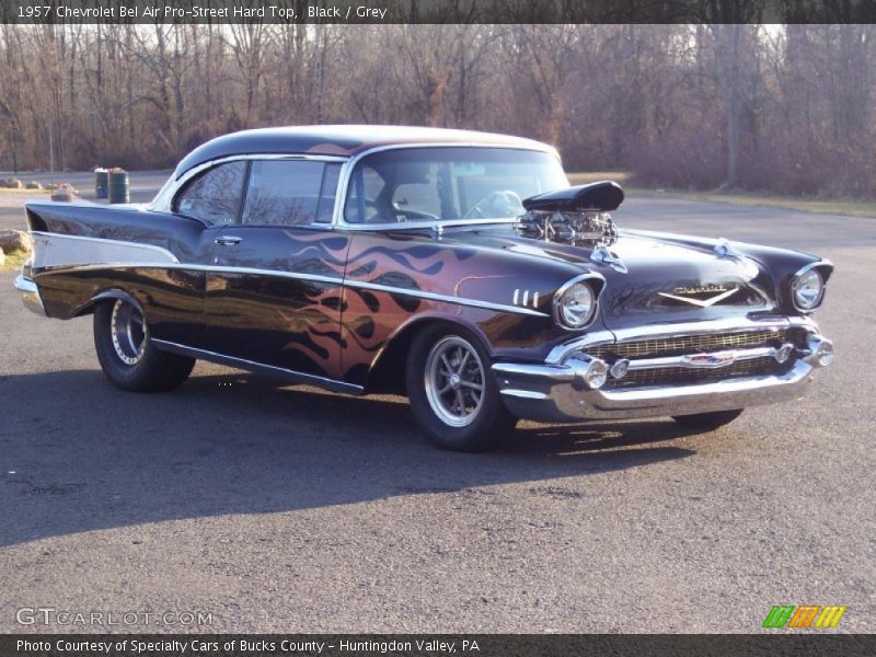 Black / Grey 1957 Chevrolet Bel Air Pro-Street Hard Top