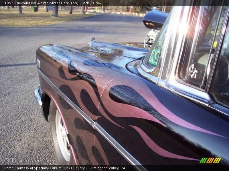 Black / Grey 1957 Chevrolet Bel Air Pro-Street Hard Top