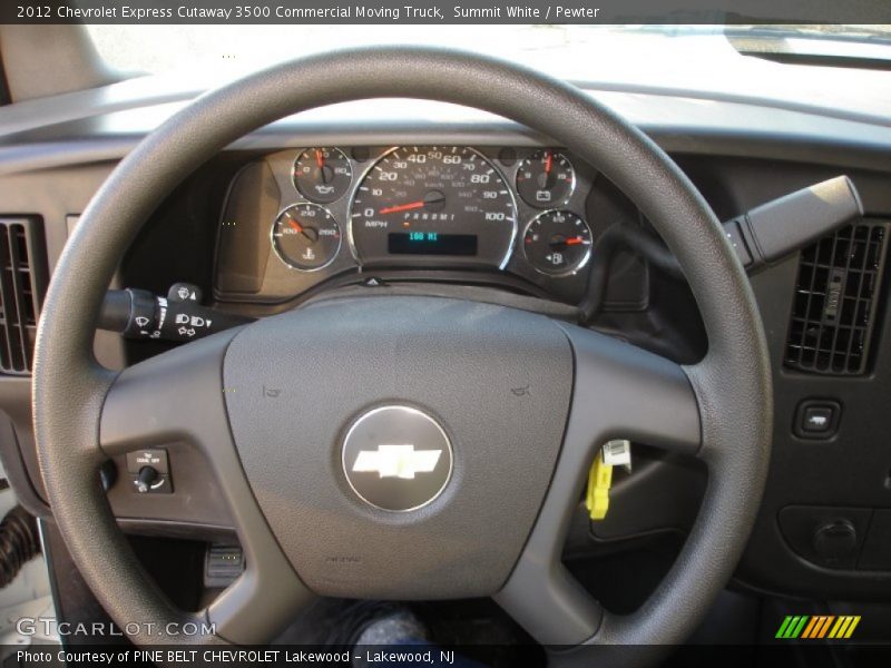 Summit White / Pewter 2012 Chevrolet Express Cutaway 3500 Commercial Moving Truck