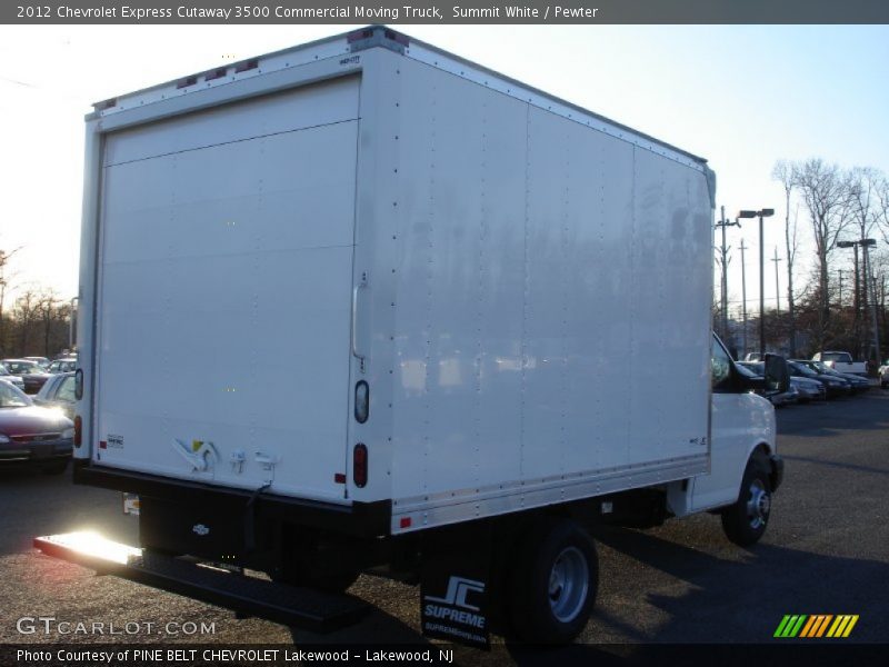 Summit White / Pewter 2012 Chevrolet Express Cutaway 3500 Commercial Moving Truck