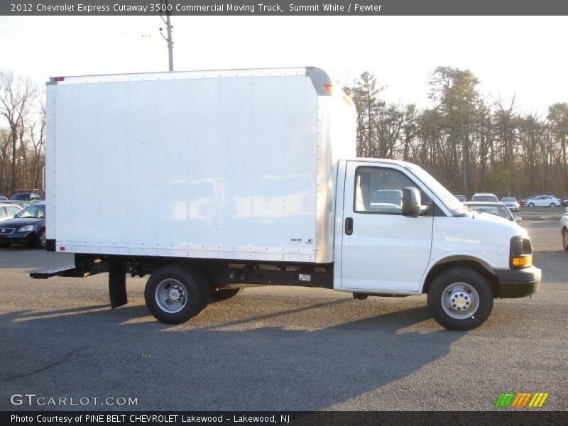Summit White / Pewter 2012 Chevrolet Express Cutaway 3500 Commercial Moving Truck