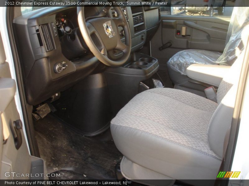 Summit White / Pewter 2012 Chevrolet Express Cutaway 3500 Commercial Moving Truck