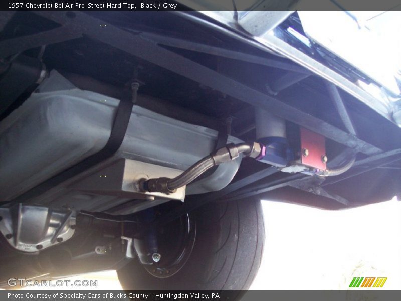 Undercarriage of 1957 Bel Air Pro-Street Hard Top