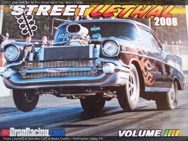 Black / Grey 1957 Chevrolet Bel Air Pro-Street Hard Top