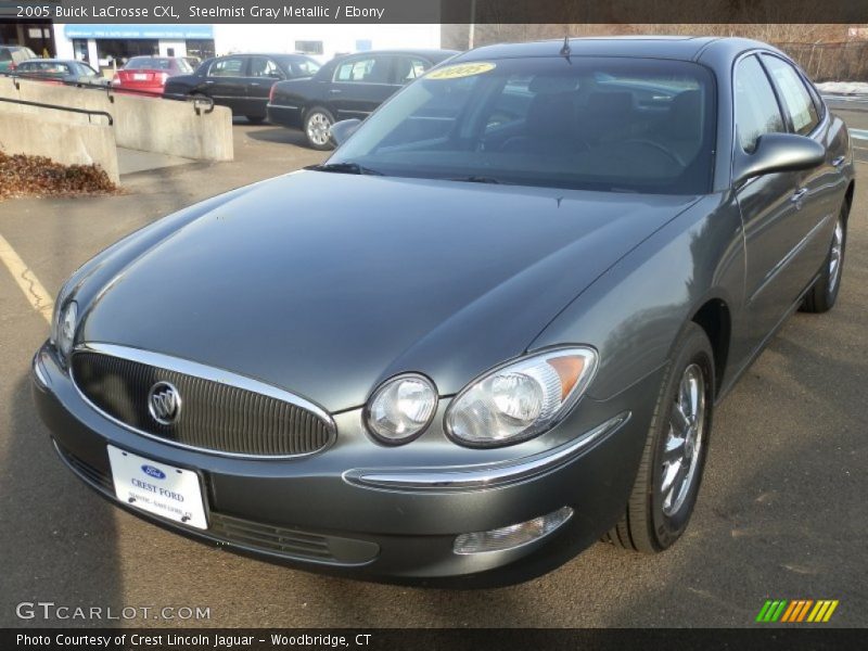 Steelmist Gray Metallic / Ebony 2005 Buick LaCrosse CXL