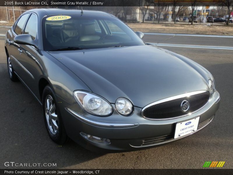 Steelmist Gray Metallic / Ebony 2005 Buick LaCrosse CXL