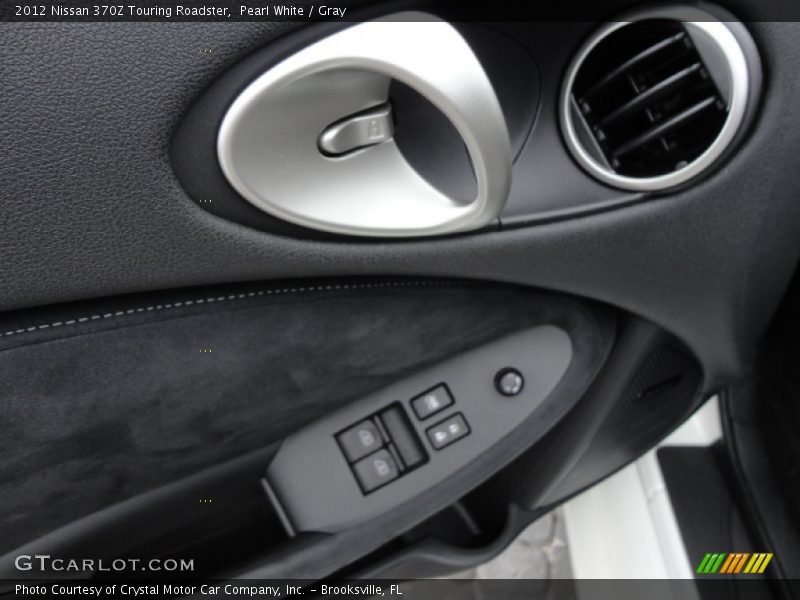 Pearl White / Gray 2012 Nissan 370Z Touring Roadster