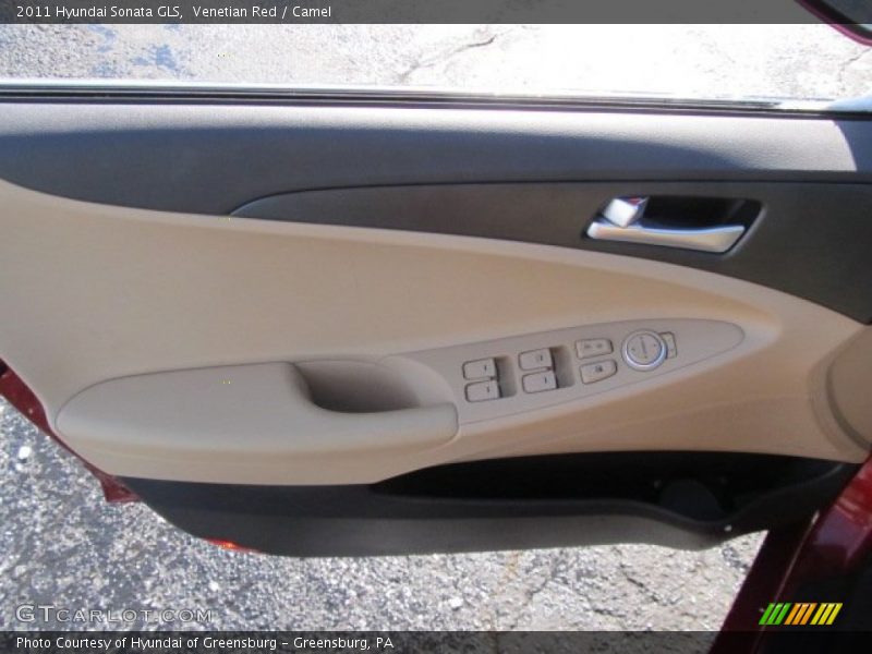 Venetian Red / Camel 2011 Hyundai Sonata GLS