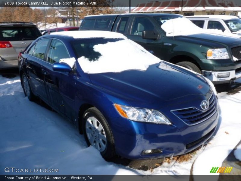Blue Ribbon Metallic / Ash 2009 Toyota Camry XLE