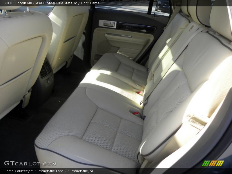 Steel Blue Metallic / Light Camel 2010 Lincoln MKX AWD
