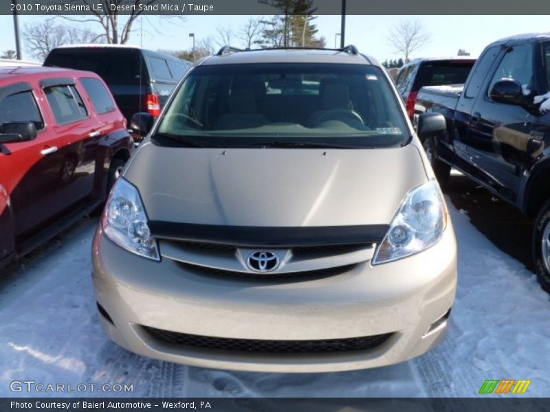 Desert Sand Mica / Taupe 2010 Toyota Sienna LE