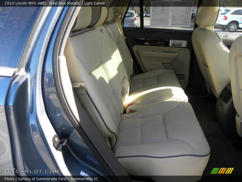 Steel Blue Metallic / Light Camel 2010 Lincoln MKX AWD