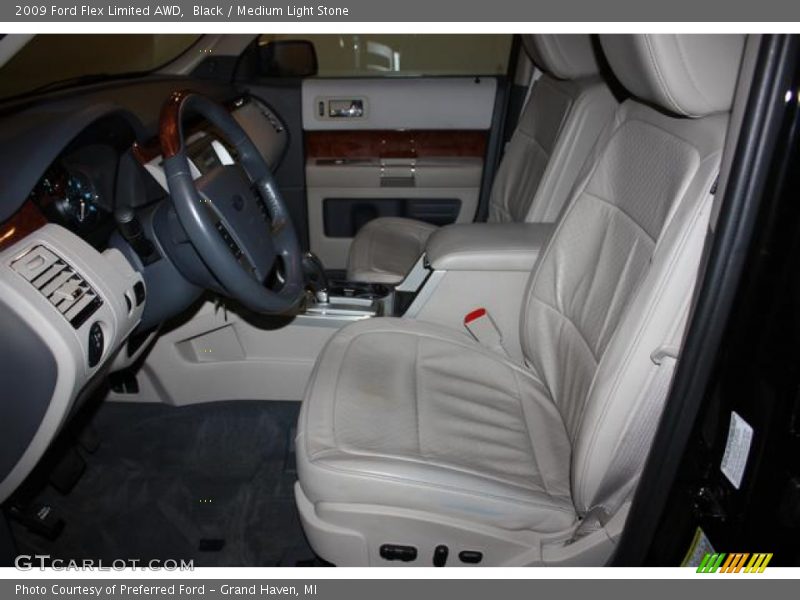 Black / Medium Light Stone 2009 Ford Flex Limited AWD