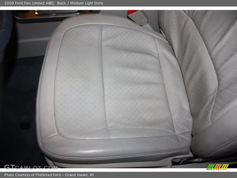 Black / Medium Light Stone 2009 Ford Flex Limited AWD