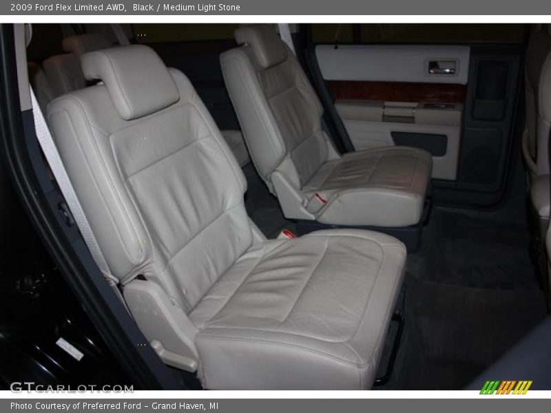 Black / Medium Light Stone 2009 Ford Flex Limited AWD
