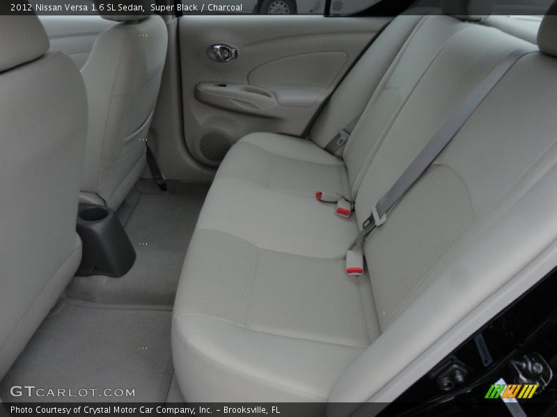 Super Black / Charcoal 2012 Nissan Versa 1.6 SL Sedan